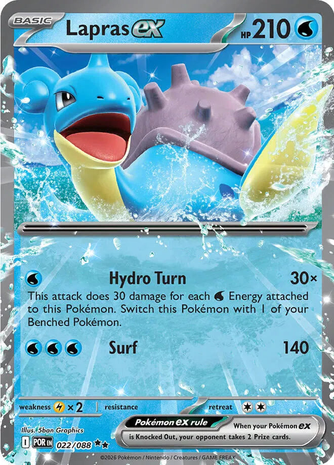 Lapras ex - 022/088 - Perfect Order (Near Mint)